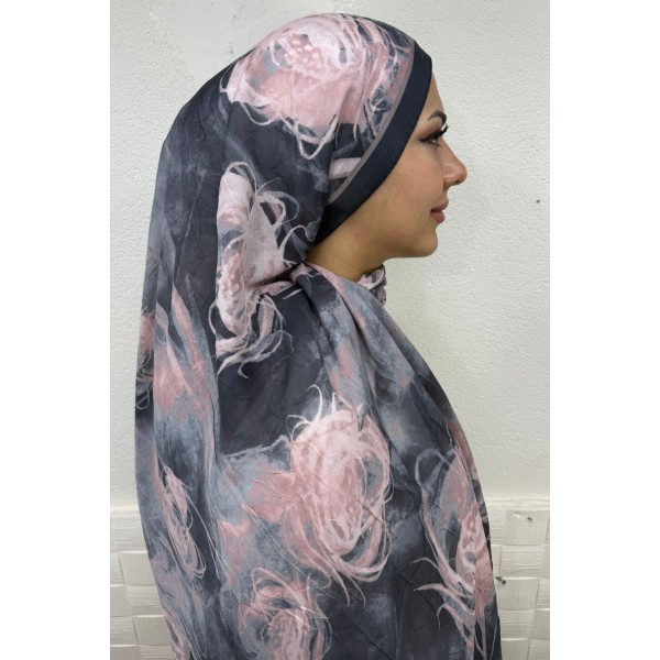 Desenli Soft Şal 036A